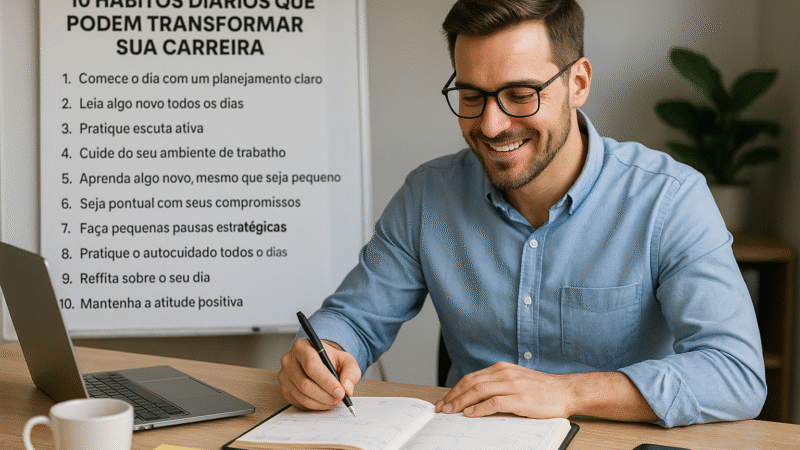 10 hábitos diários que podem transformar sua carreira