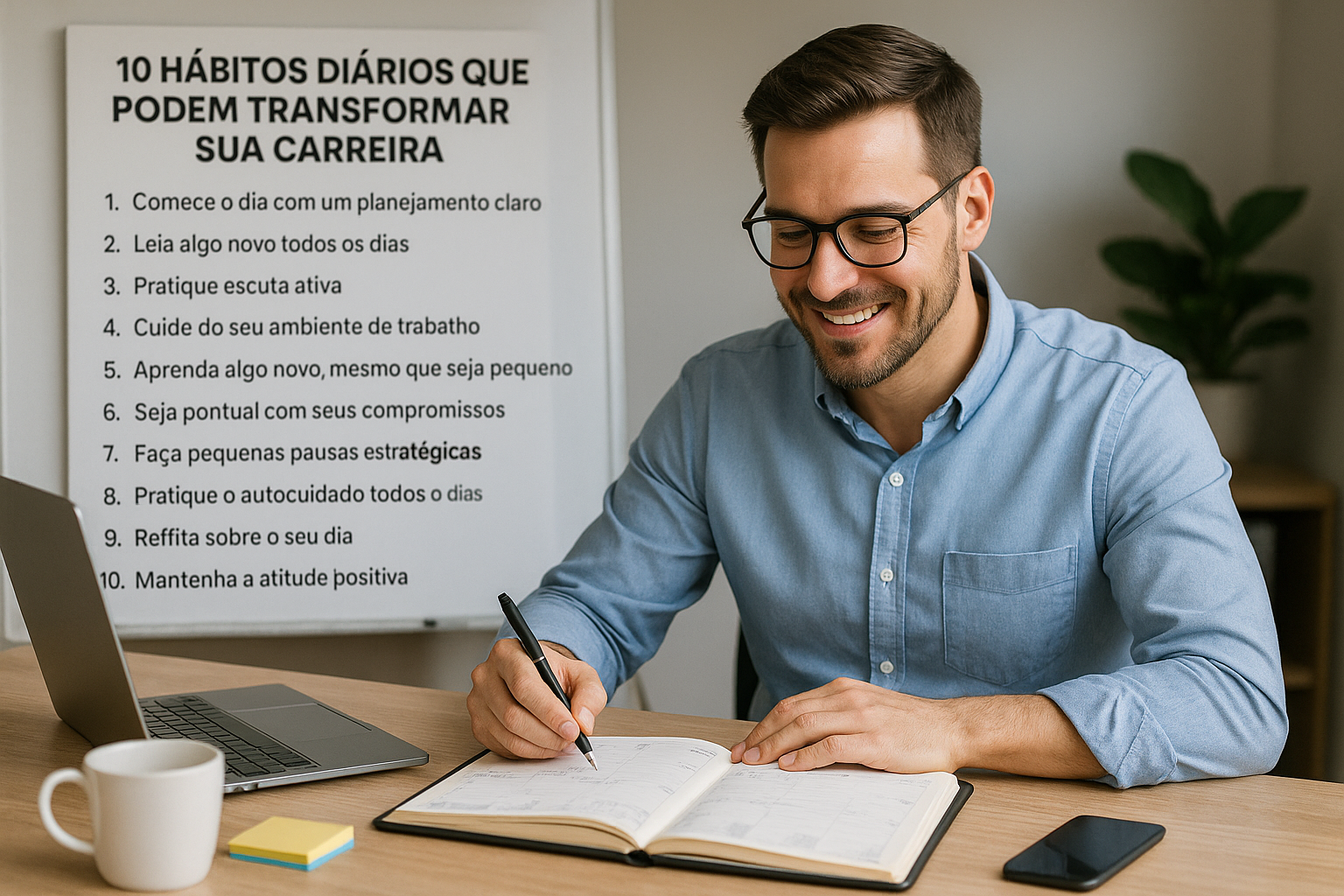 10 hábitos diários que podem transformar sua carreira