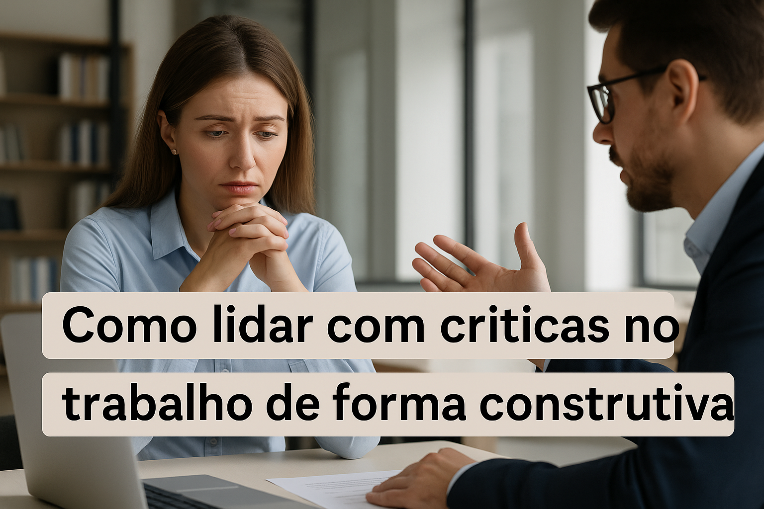 Como lidar com críticas no trabalho de forma construtiva